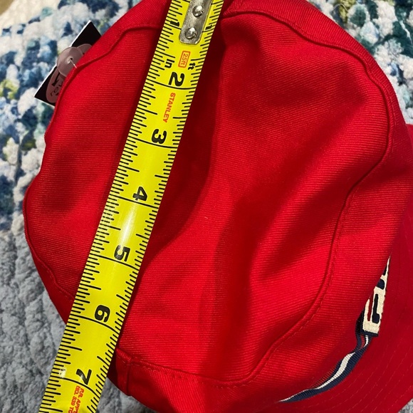 Fila Red and Blue Bucket Hat with Striped Band- Unisex (NWT) - Picture 6 of 7